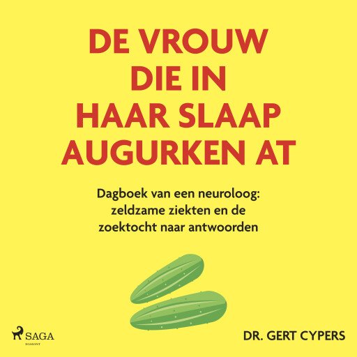 De vrouw die in haar slaap augurken at