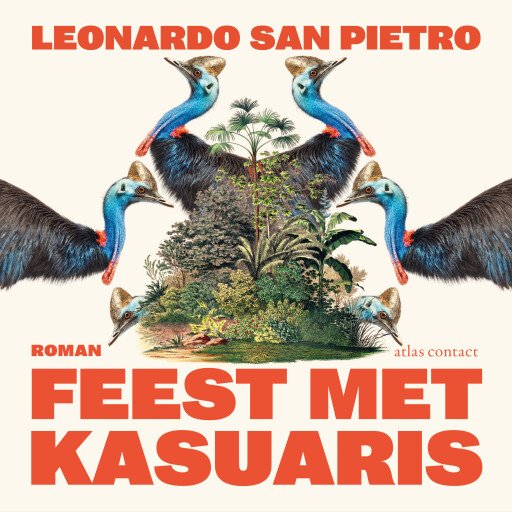 Feest met kasuaris