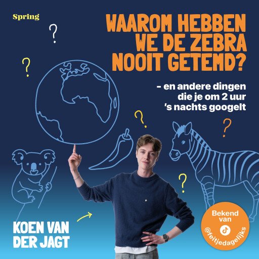 Waarom hebben we de zebra nooit getemd?