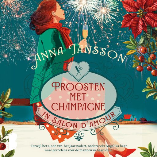 Proosten met champagne in Salon d'Amour